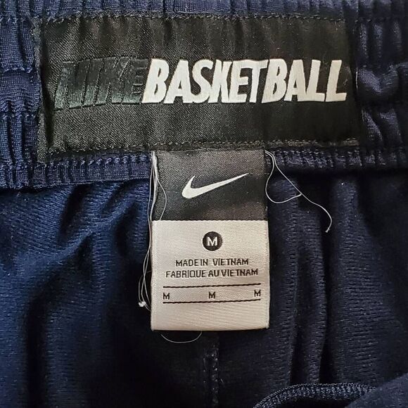 Nike Basketball Men’s Medium Navy Blue Track Warm Up Pants - Picture 5 of 6